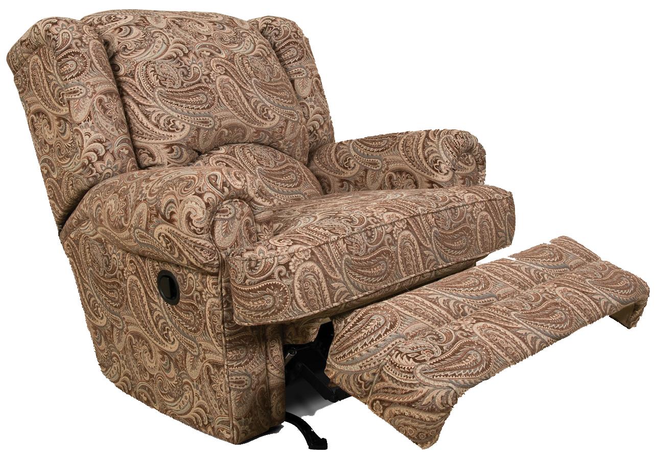 England Drake 293052 Upholstered Rocker Recliner Dunk & Bright